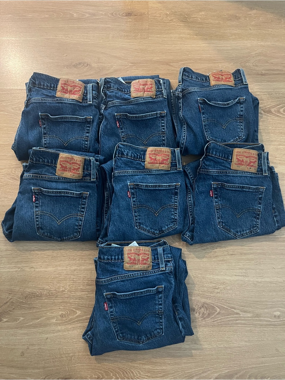 Levi's Men's Jeans - Pack of Seven